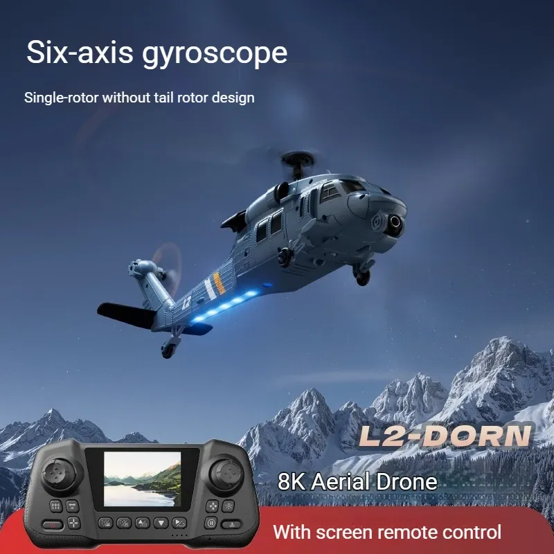 Helikopter RC Apache L2-DORN d - Rc Helicopter Single Rotor ulasan dan harga