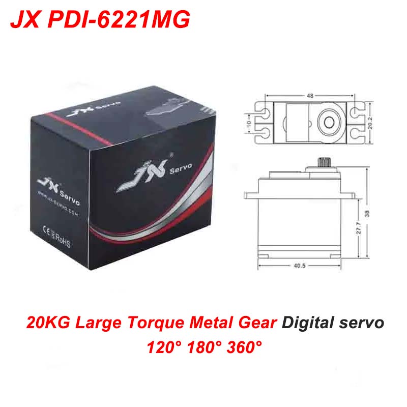 JX PDI-6221MG 20KG Motor Servo - Rc Helicopter Large ulasan dan harga