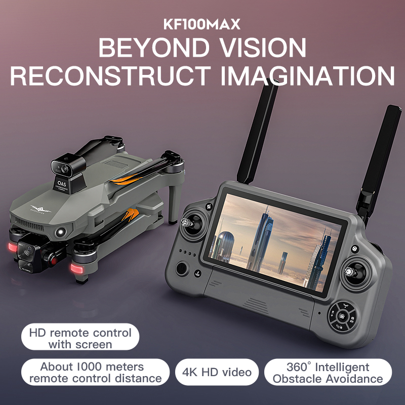 KF100 MAX Drone GPS Kamera 4K  - Rc Helicopter Electric ulasan dan harga