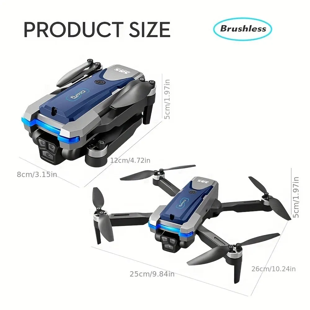 S8S Drone lipat 5G Wifi 8K HD, - Rc Helicopter Electric ulasan dan harga